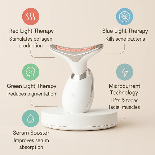 EverLift™ 4-in-1 Face & Neck Massager